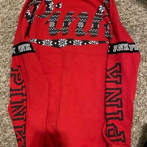 red “Pink” sweatshirt!